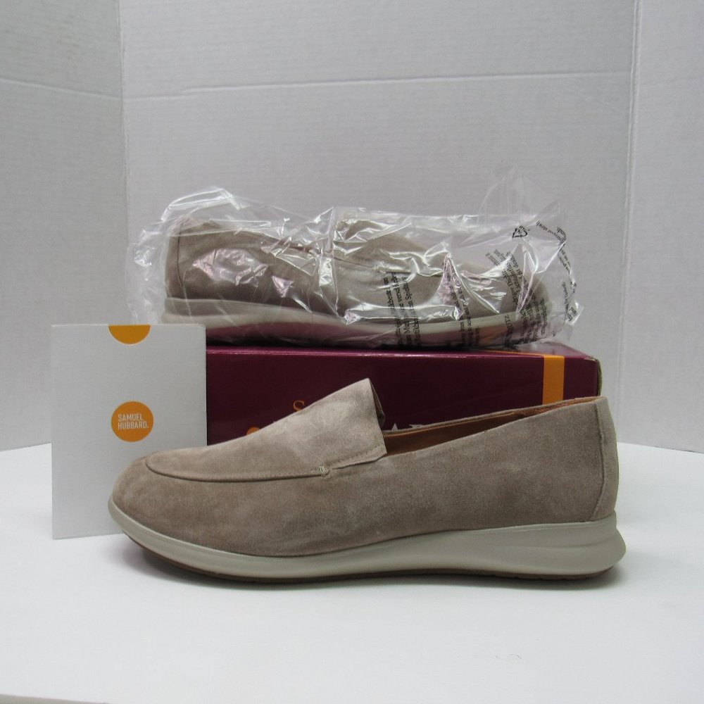 Hubbard Women's Freedom First Taupe Suede Loafers size 11 M